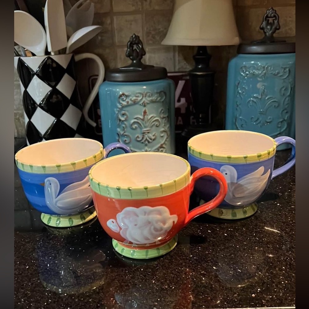 Starbucks Italian Hand Painted Mug Set